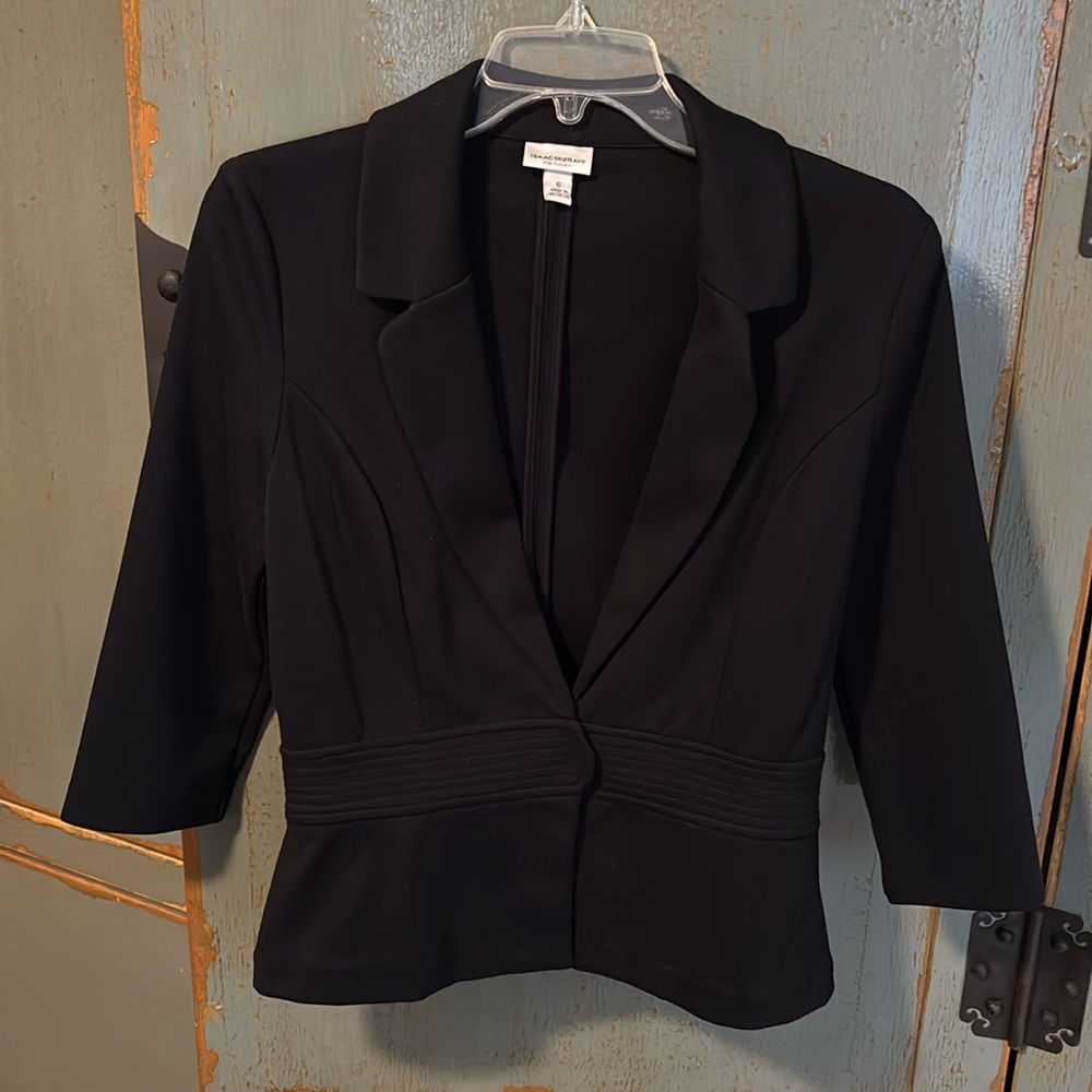3/4 length sleeve blazer